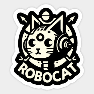 Robocat Sticker